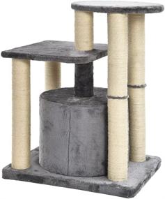 img 1 attached to AmazonBasics Cat Tree Condo Small