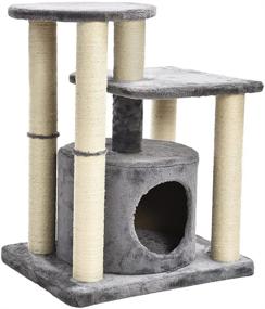 img 2 attached to AmazonBasics Cat Tree Condo Small