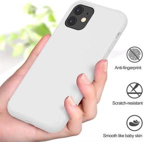 img 1 attached to Miracase Liquid Silicone Case Compatible With IPhone 11 6