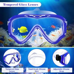 img 2 attached to Powsure Tempered Children Underwater Snorkeling