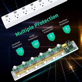 img 2 attached to SUPERDANNY Sub Control Protector Mountable Protection Power Strips & Surge Protectors