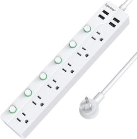 img 4 attached to SUPERDANNY Sub Control Protector Mountable Protection Power Strips & Surge Protectors