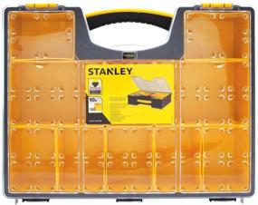 img 4 attached to 🔧 Stanley 10-Compartment Professional Organizer with Removable Bins for Enhanced Storage Capabilities