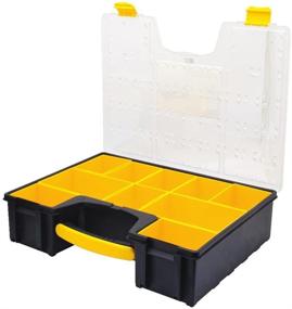 img 1 attached to 🔧 Stanley 10-Compartment Professional Organizer with Removable Bins for Enhanced Storage Capabilities