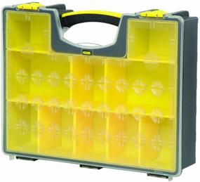 img 3 attached to 🔧 Stanley 10-Compartment Professional Organizer with Removable Bins for Enhanced Storage Capabilities
