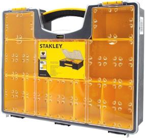 img 2 attached to 🔧 Stanley 10-Compartment Professional Organizer with Removable Bins for Enhanced Storage Capabilities