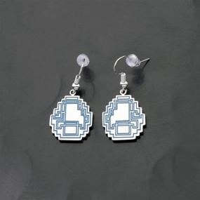 img 1 attached to Video Earrings Creeper Minecrafts Earring