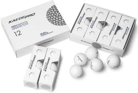 img 1 attached to KAEDE PRO Golf Ball 3-Piece White Golf Balls - 12-Pack for Men and Women