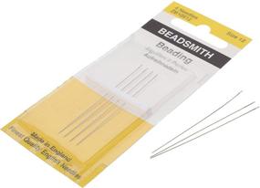 img 4 attached to 🧵 The Beadsmith English Beading Needles: Size 12, 4 Needles per Card – Perfect for Loom Weaving, Beadwork, and Jewelry Making with Seed Beads