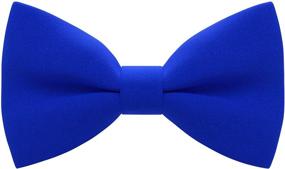 img 4 attached to 🎩 Timeless Pre-Tied Bow Tie: Premium Men's Accessories - Ties, Cummerbunds & Pocket Squares