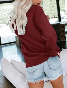 img 1 attached to 🌸 Orchidays Women's Casual Crewneck Sweatshirts: Long Sleeve Cute Tunic Tops in Loose Fit Pullovers