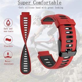 img 1 attached to Adjustable Replacement Wristband Compatible Forerunner