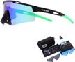 coolmen replaceable polarized sunglasses cycling logo