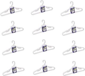 img 1 attached to Merrick Engineering C84311-GH White Giant Tubular Plastic Hanger - Pack of 36 Hangers