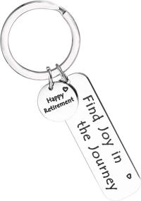 img 4 attached to Find Joy in the Journey: Anlive Keychain – Inspirational Retirement Gift