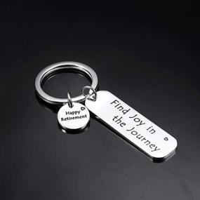 img 3 attached to Find Joy in the Journey: Anlive Keychain – Inspirational Retirement Gift
