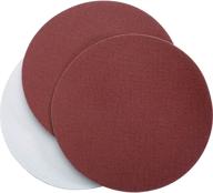 🪚 woodstock d1309 sanding discs - 6-inch diameter psa 100 grit aluminum oxide - 3-pack: durable and efficient sanding solution логотип