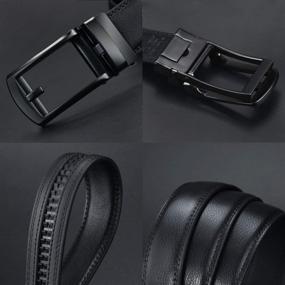 img 2 attached to Maikun Ratchet Silding Buckle Size Customize Men's Accessories