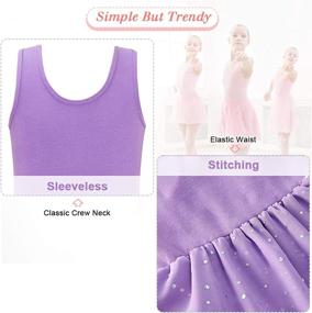 img 1 attached to Sparkle Tutu Skirted Leotard: Move Dance Girls Ballet Dress for 3-9 Years