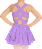 sparkle tutu skirted leotard: move dance girls ballet dress for 3-9 years logo