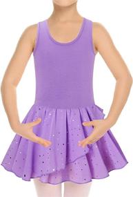 img 3 attached to Sparkle Tutu Skirted Leotard: Move Dance Girls Ballet Dress for 3-9 Years