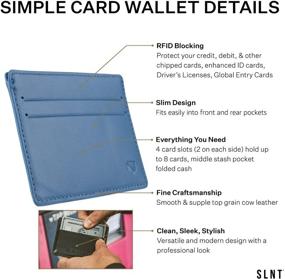 img 2 attached to 👜 Sleek Leather Silent Pocket: Superior RFID Blocking for Secure Simplicity