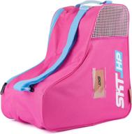 🎒 convenient roller skate bag: adjustable strap for kids & adults with space for inline skates, roller skates & knee pads логотип