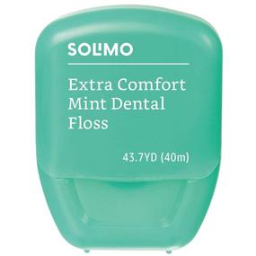 img 3 attached to 🦷 Solimo Extra Comfort Mint Dental Floss, 40m (6-Pack) by Amazon Brand