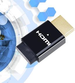 img 2 attached to 🔌 Глухая заглушка HDMI симулятор дисплея для Headless PC - разрешение 4К, частота обновления 60 Гц - 3 шт. - Виртуальный эмулятор экрана