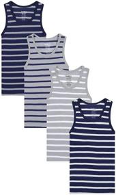 img 2 attached to 👕 Premium Quality Little Cotton Undershirts for Boys - Buyless Fashion Clothing