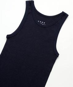 img 3 attached to Ribbed Boys' Clothing and Underwear - Galaxy Harvic Boys Undershirt