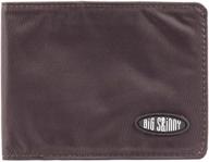 💼 big skinny slimline bi fold wallet: sleek men's accessory for wallets, card cases & money organizers logo