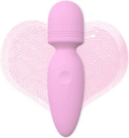 img 4 attached to Compact and Powerful Mini Wand Massager: Portable, Silent, and Waterproof | Rechargeable Handheld Personal Massager for Full Body Relief [4.35 * 1.18 inches]