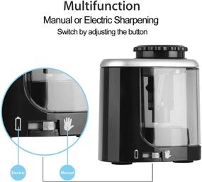 img 2 attached to Sharpener Battery Powered Batteries High Speed Automatic Painting, Drawing & Art Supplies