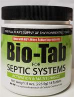 🚽 optimized bio-tab for septic systems - 8 oz (226.5g) - pack of 14 tablets logo