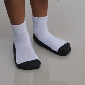 img 1 attached to 🧦 RATIVE Unisex Non Slip Crew Socks for Baby Infant Toddler Kids, Boys and Girls