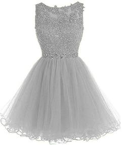 img 4 attached to Dydsz Homecoming Dresses Juniors Silver