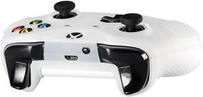img 1 attached to 🎮 Enhance Your Gaming Experience with eXtremeRate Soft Anti-Slip Silicone Case Cover Thumb Stick Grip Caps Protector Skins for Microsoft Xbox One X & One S Controller [Semi-Transparent Clear]