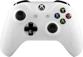 img 3 attached to 🎮 Enhance Your Gaming Experience with eXtremeRate Soft Anti-Slip Silicone Case Cover Thumb Stick Grip Caps Protector Skins for Microsoft Xbox One X & One S Controller [Semi-Transparent Clear]