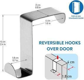 img 2 attached to 🔧 Stainless Reversible Cupboard Holders by Tatkraft