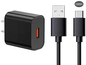 img 4 attached to 🔌 Fast Power Charger for Late 2019 & Newer Generation Fire HD 8, 10 & Kids Tablets | USB-C Type C Cable & AC Wall Adapter | 6FT Cord Wire (Not Compatible with Old Fire Tablets)