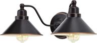 nuvo bridgeview 60/1711 2-light wall sconce fixture in mission dust bronze логотип