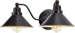 img 2 attached to Nuvo Bridgeview 60/1711 2-Light Wall Sconce Fixture in Mission Dust Bronze