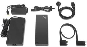 img 2 attached to 💻 Рабочая станция Lenovo ThinkPad Thunderbolt 3 с USB-док-станцией 230 Вт и 65 Вт AC: в комплекте силовые кабели (MFG P/N; 40AN0230US)