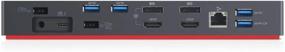 img 1 attached to 💻 Lenovo ThinkPad Thunderbolt 3 Workstation USB Dock with 230w and 65w AC: Power Cords Included (MFG P/N; 40AN0230US)