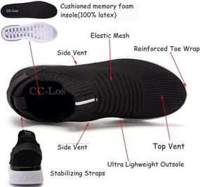 img 3 attached to Optimal Airflow Comfy Featherweight Active Stance