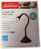 black sunbeam flexible desk lamp logo
