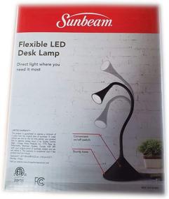 img 1 attached to Black Sunbeam Flexible Desk Lamp