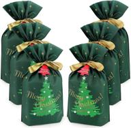 gift bag drawstring christmas pack logo