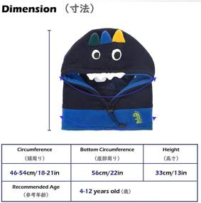 img 3 attached to TRIWONDER Balaclava Winter Warm Fleece Accessories for Boys and Cold Weather